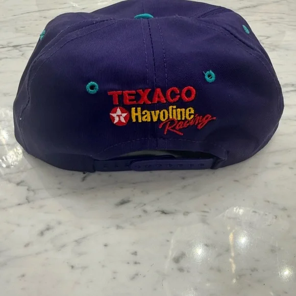 Vintage 1990s Michael Andretti Indy Car Racing Texaco Havoline Cap Hat SnapBack - Picture 3 of 7
